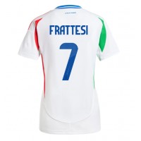 Taliansko Davide Frattesi #7 Vonkajší Ženy futbalový dres ME 2024 Krátky Rukáv